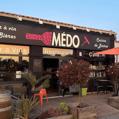 Devanture Médo restaurant sur l'île d'oléron